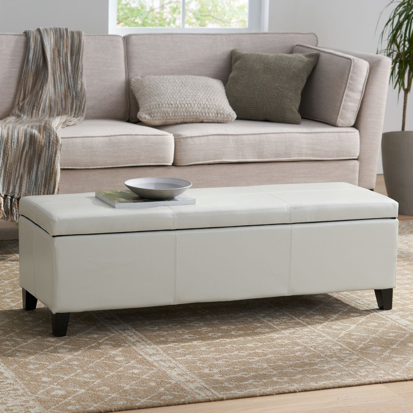 Glouster Contemporary Storage Ottoman