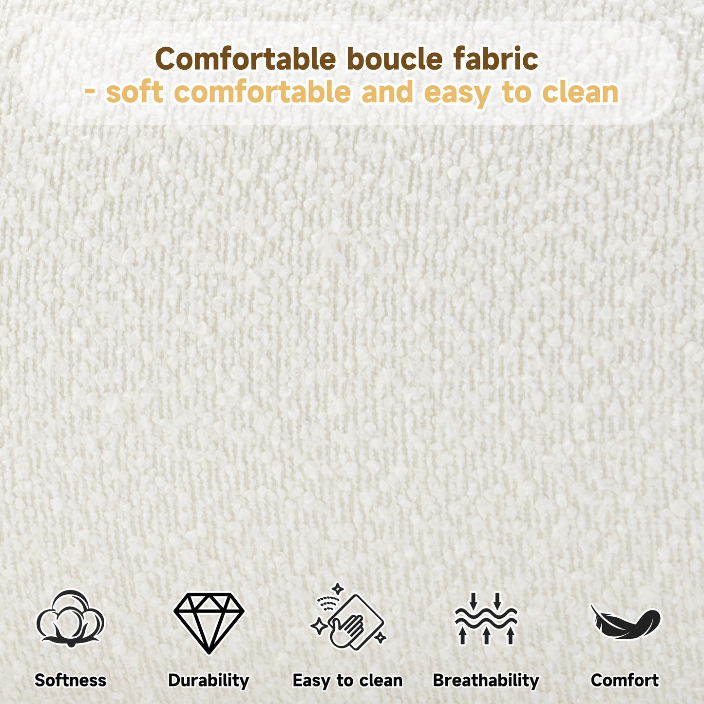 Cream Style Fabric Upholstered Bed, Simple Modern Bedroom Double Bed, Queen