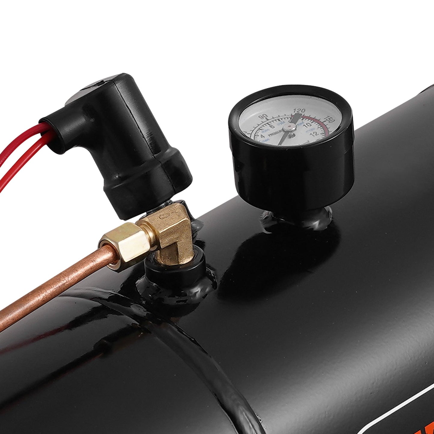 Train Horns Kit, 4 Trumpet Air Horn Kit, 150dB for Pickup Trucks