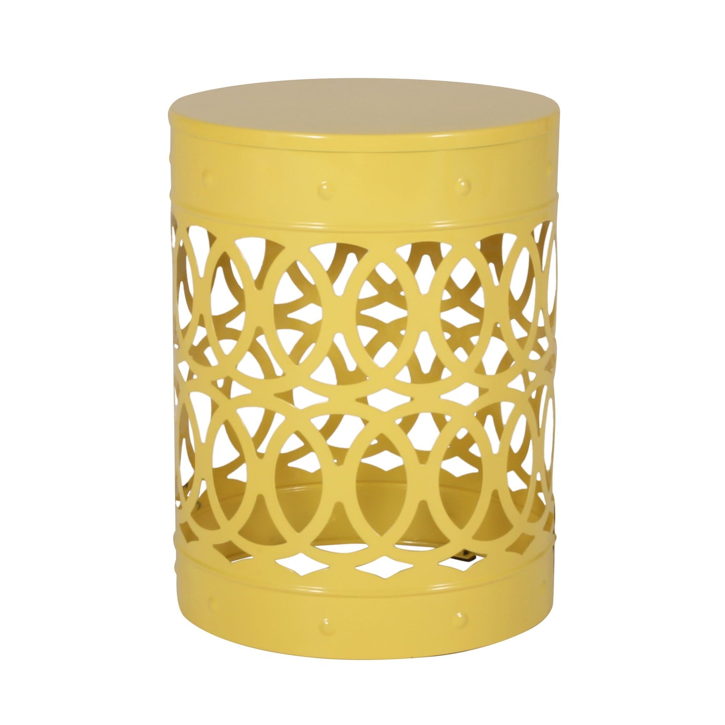 Outdoor Metal Side Table Set of 2
