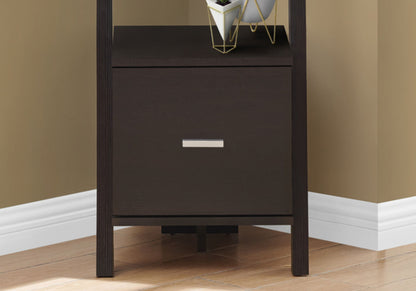 Contemporary Corner Ladder Bookshelf for Office