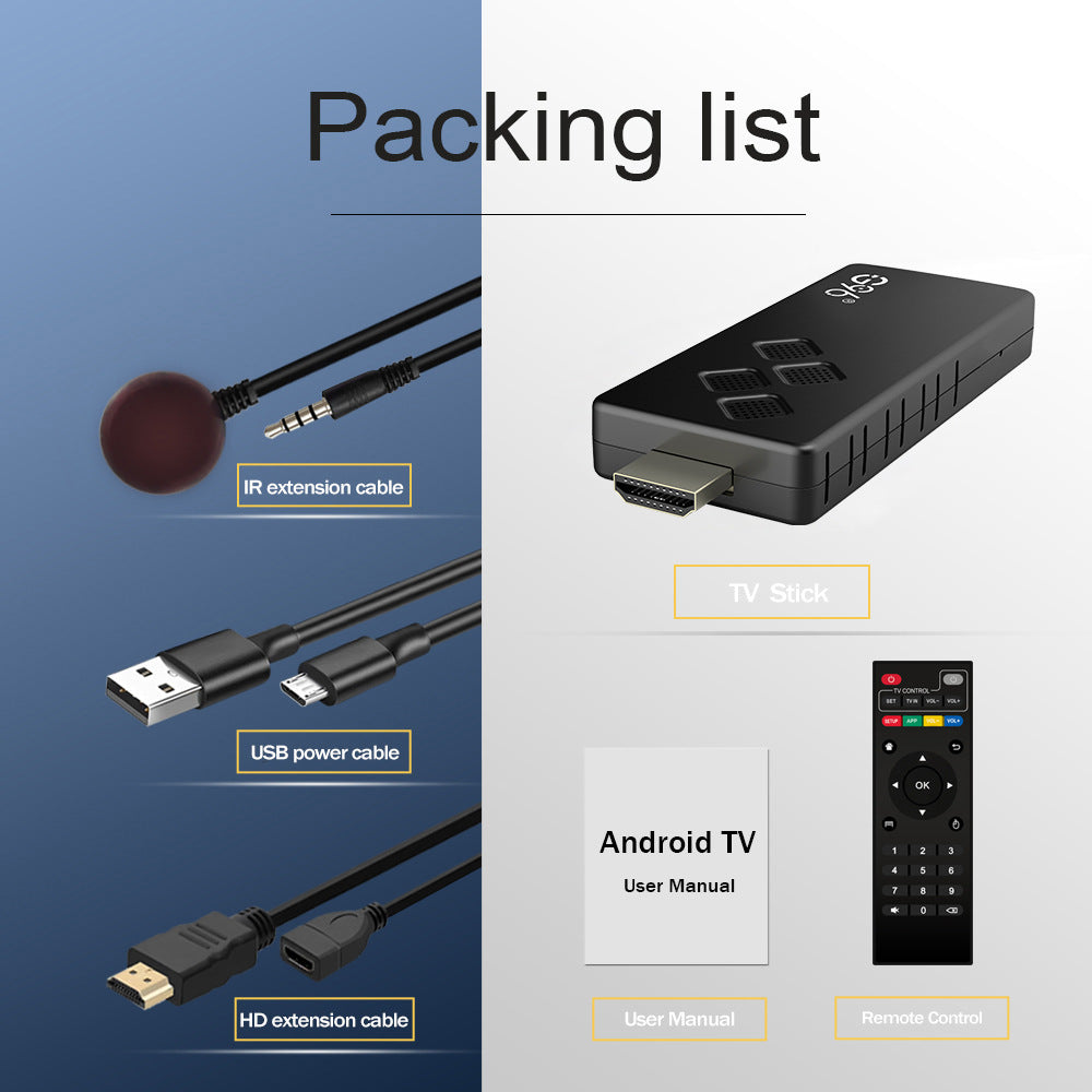 New G96TV Dongle Allwinner comes with 5 accessories H313 Android 13 Dual WIFI Bluetooth HD Android TV BOX