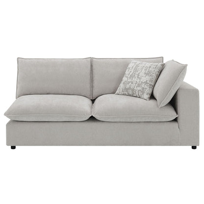 Marisa - Modular RF Loveseat With 2 Pillows - Beige Boucle