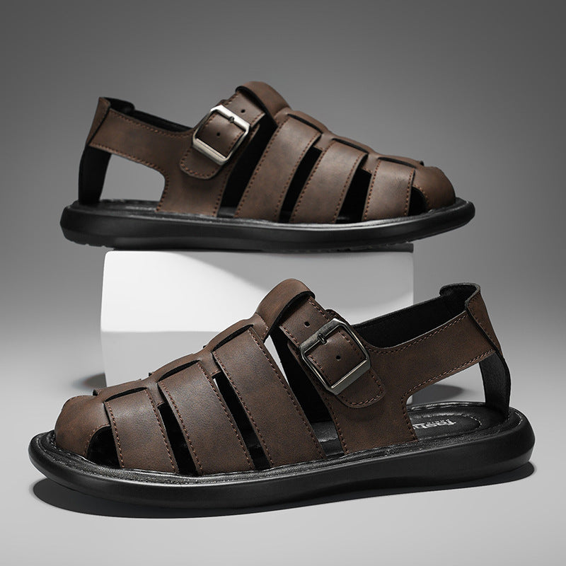 Mens Casual Hand-woven Fashionable Sandals