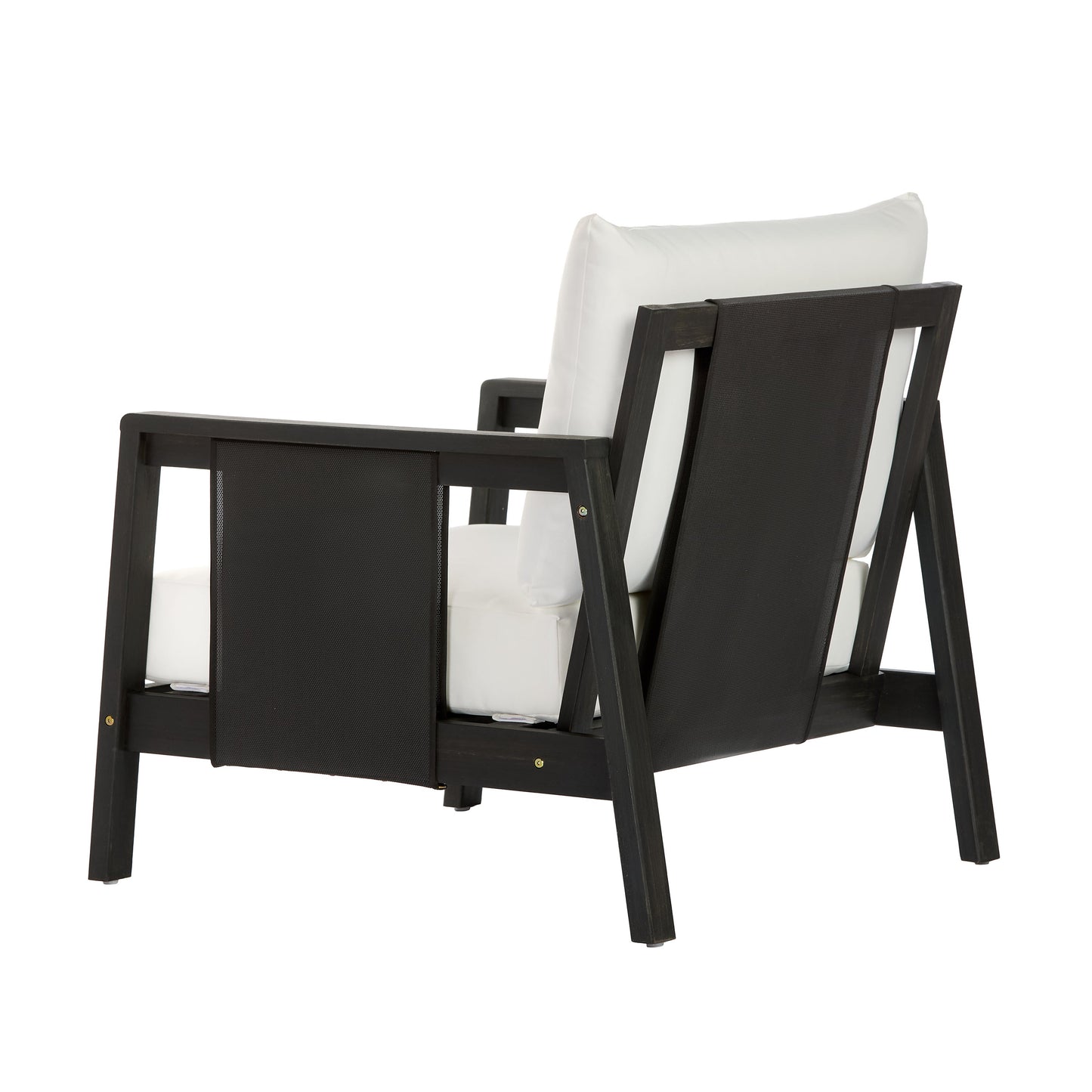 Outdoor Club Chair with Acacia Wood Frame