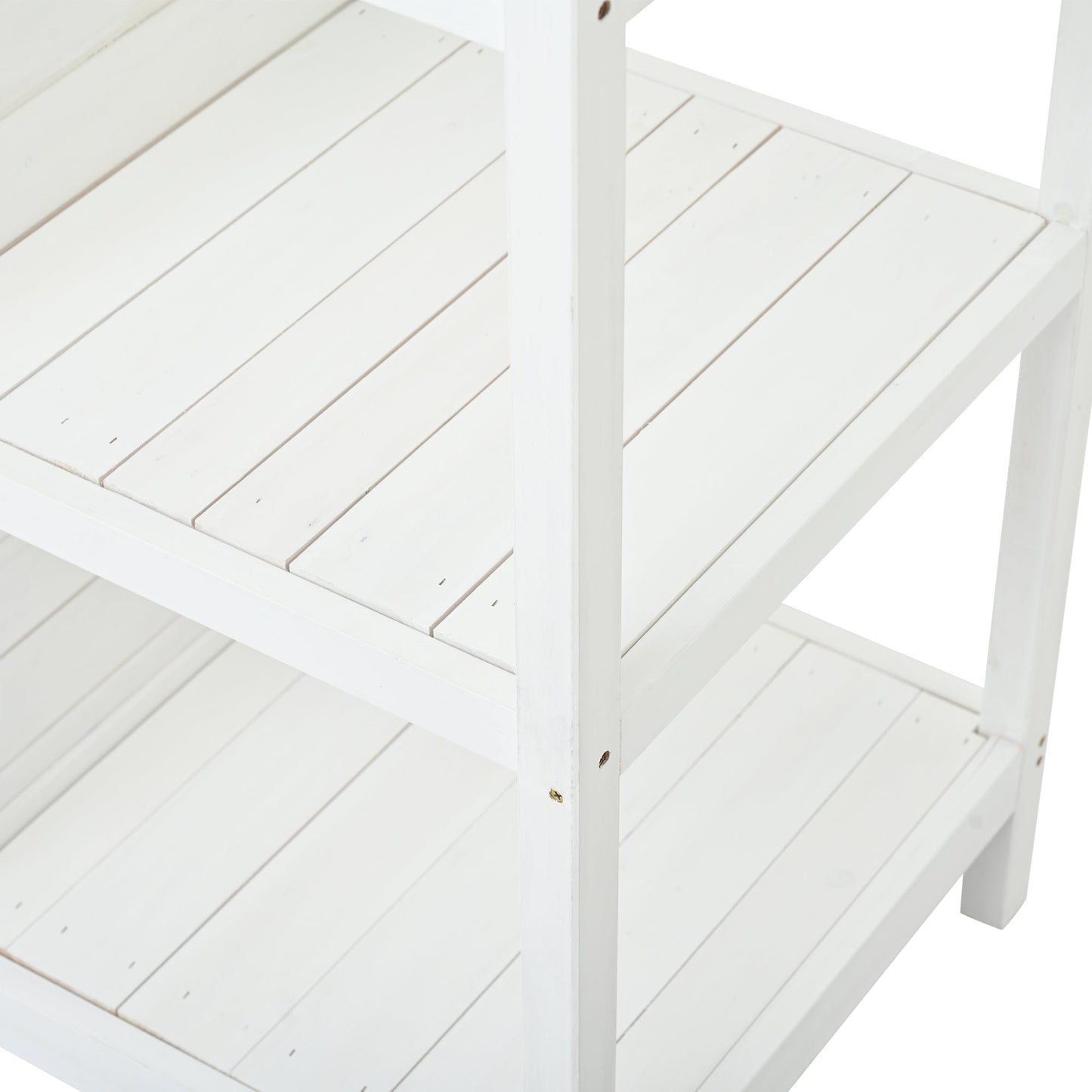 Topmax 66" Large Outdoor Farmhouse Wooden Potting Bench Table