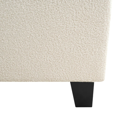 Platform Bed Frame With Tall Headboard And High Footboard