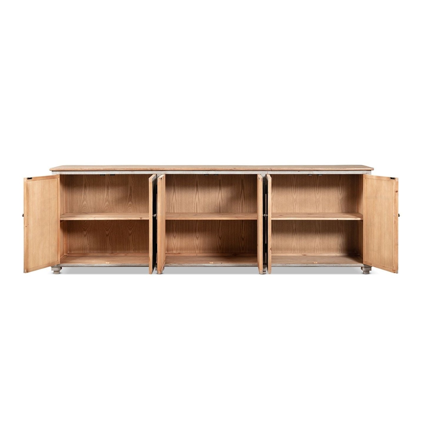 Colette - 6 Door Cabinet Sideboard - Brown