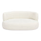 Shep - Curved Dog Sofa Bed Medium - Ivory White