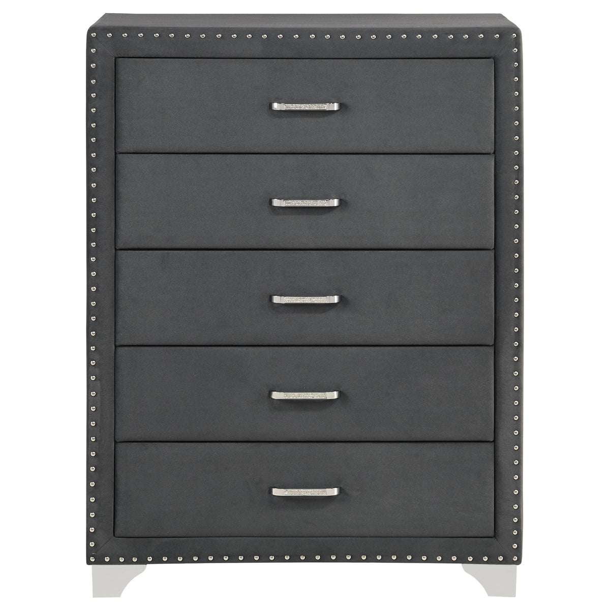 Melody 5-drawer Bedroom Chest Grey