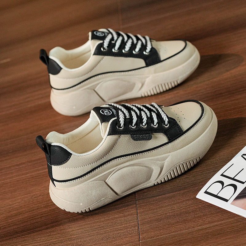 Womens Versatile Round-toe Non-slip Dad Shoes