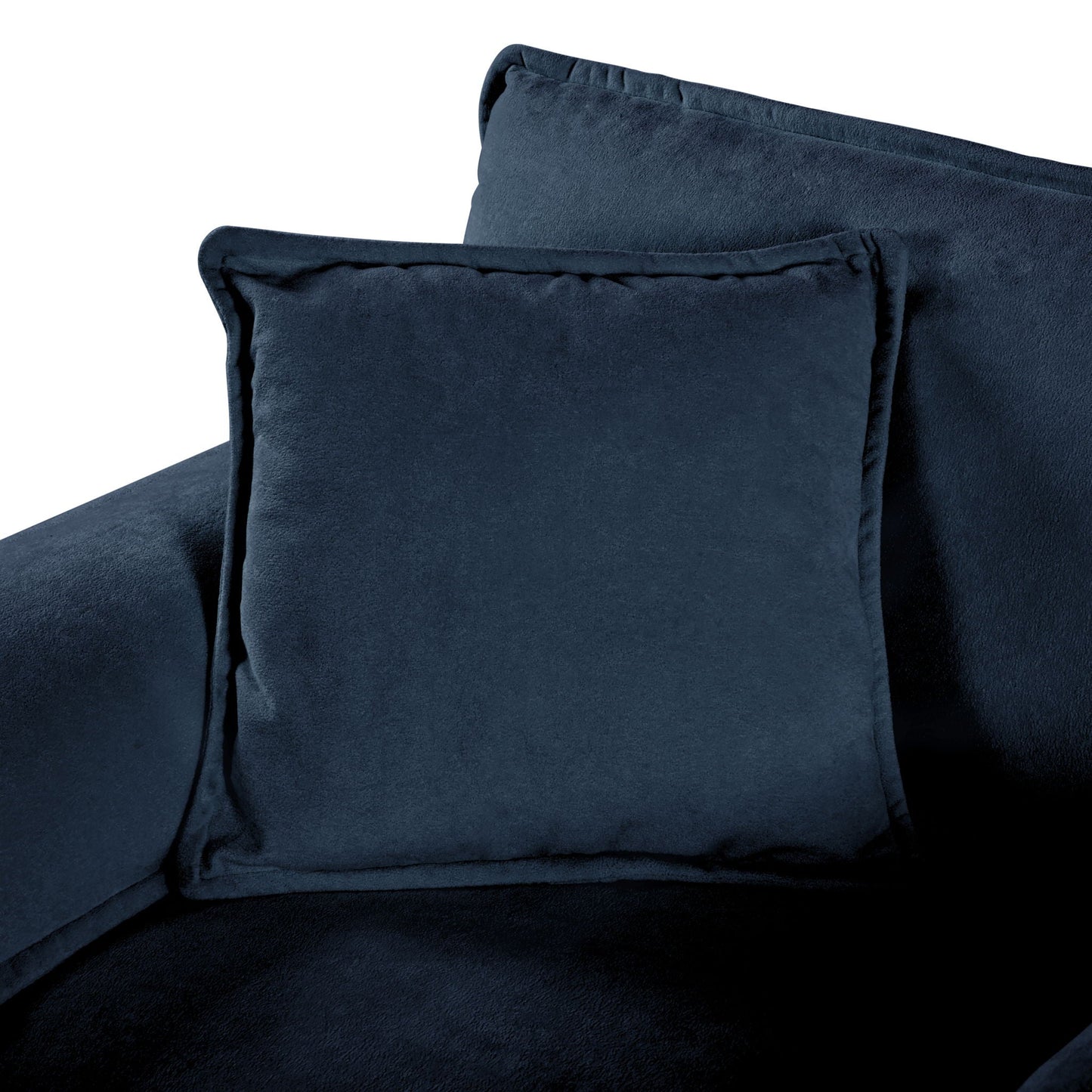 Modern Oversized Accent Chair, Comfy Single Sofa With Large Seat (Set of 2)