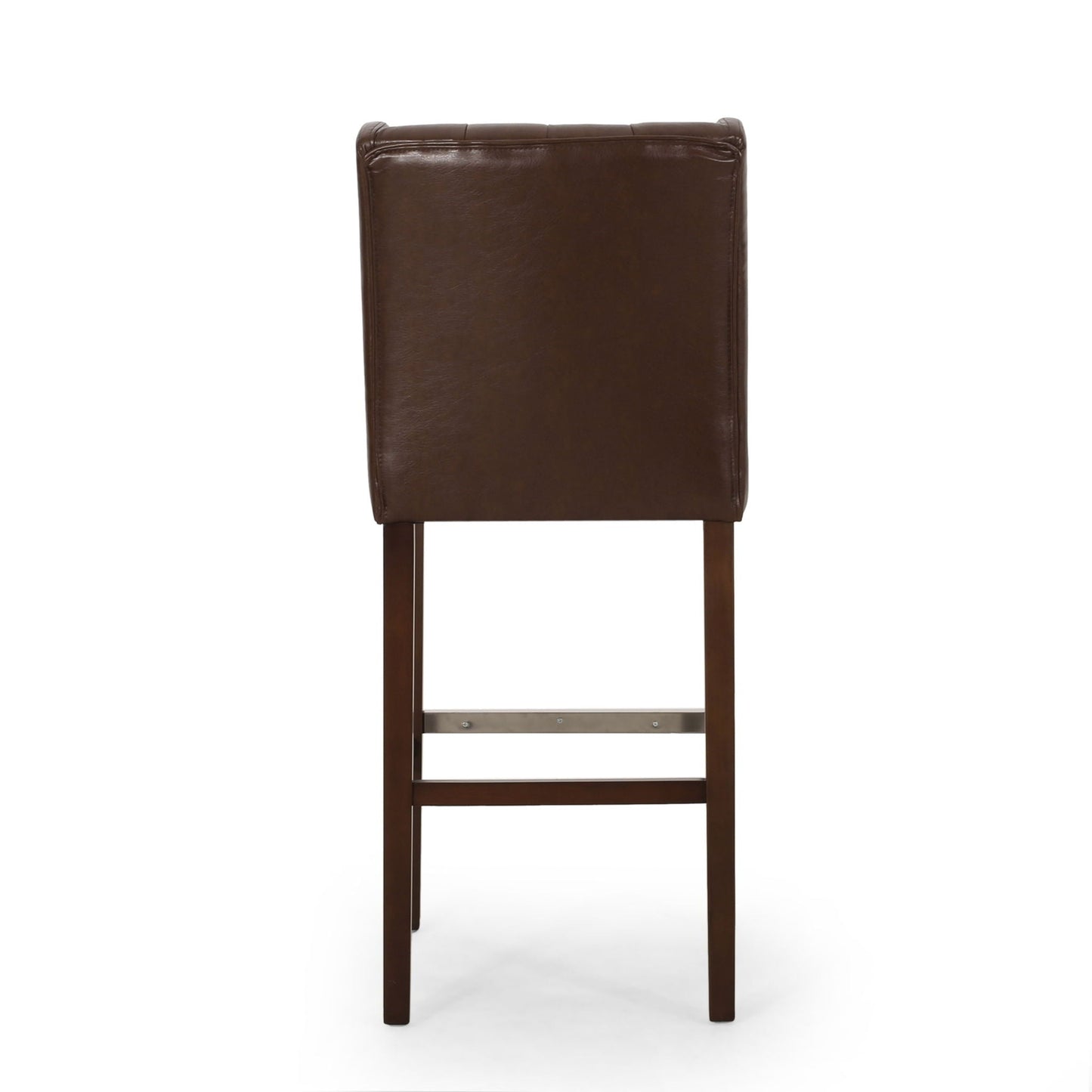Solstara Upholstered Dining Barstool with Button Tufted and Wing Back