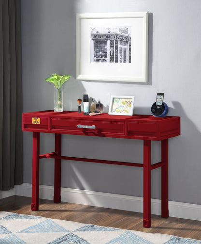 Cargo Vanity Desk With Functional Storage