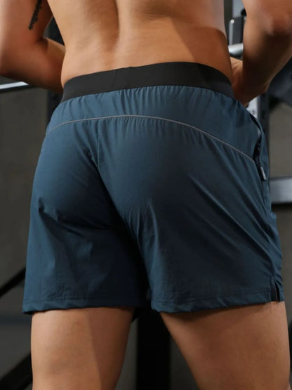 Men's Plus Size Elastic Waist Shorts