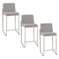 Fuji - Contemporary High Back Counter Stool, Functional Design