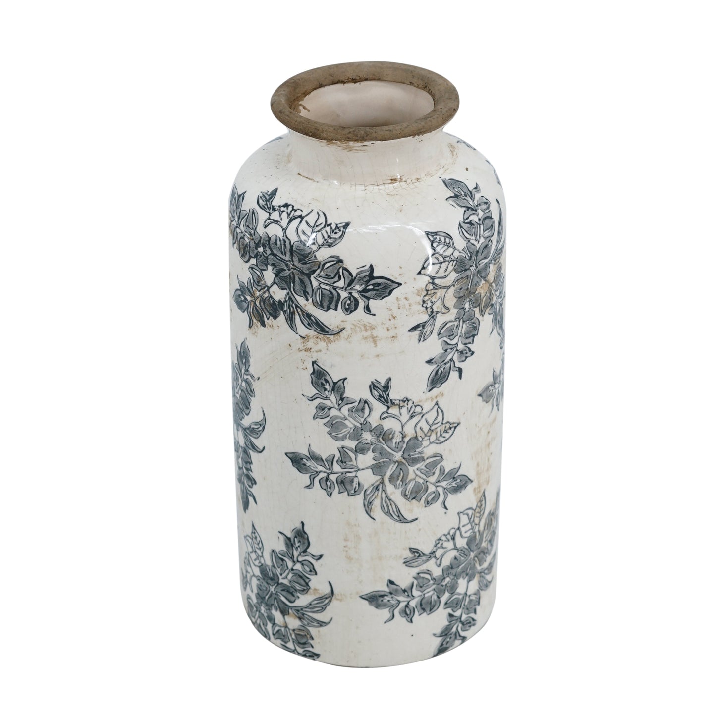 Vintage Inspired Ceramic Accent Vase