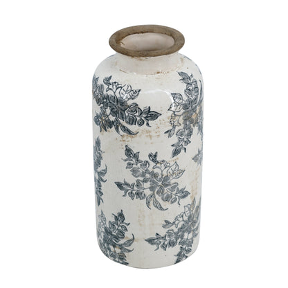 Vintage Inspired Ceramic Accent Vase