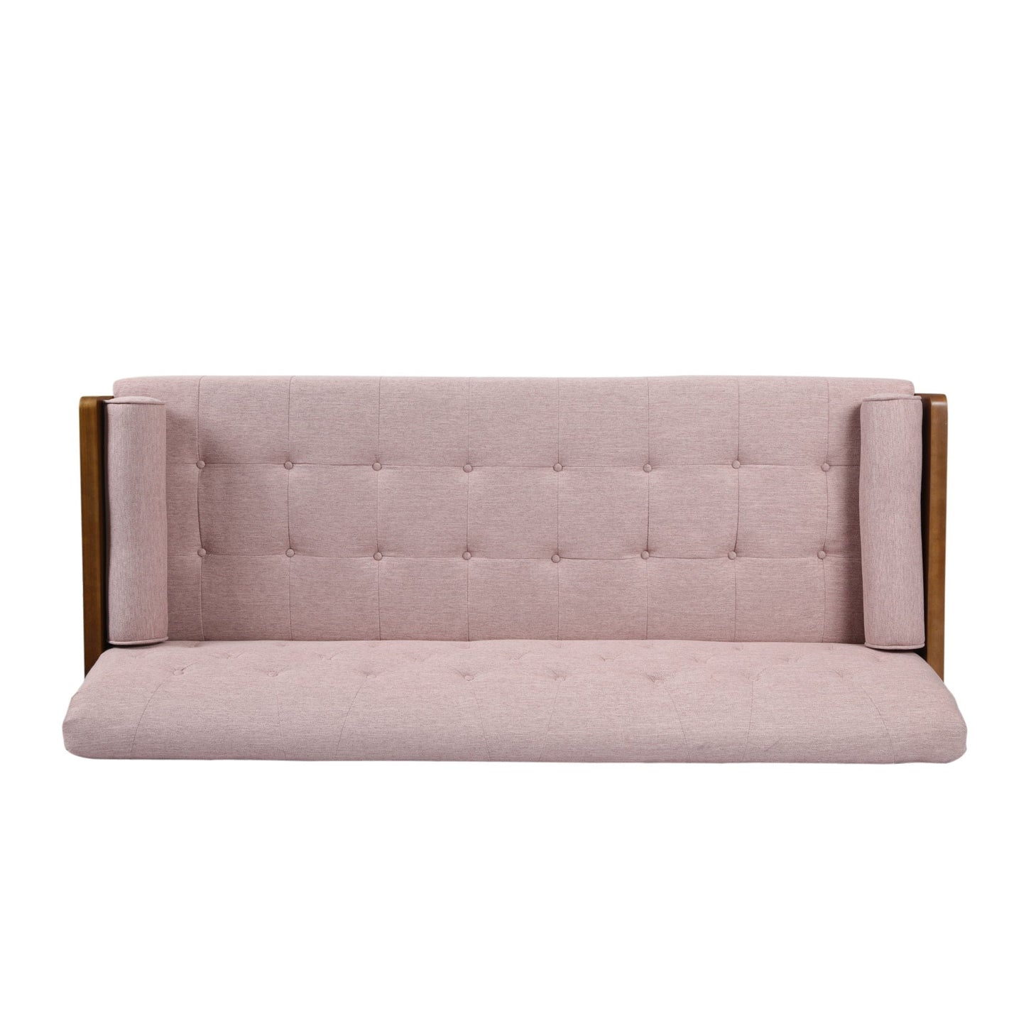Aidan Mid Century Modern Tufted Fabric Sofa