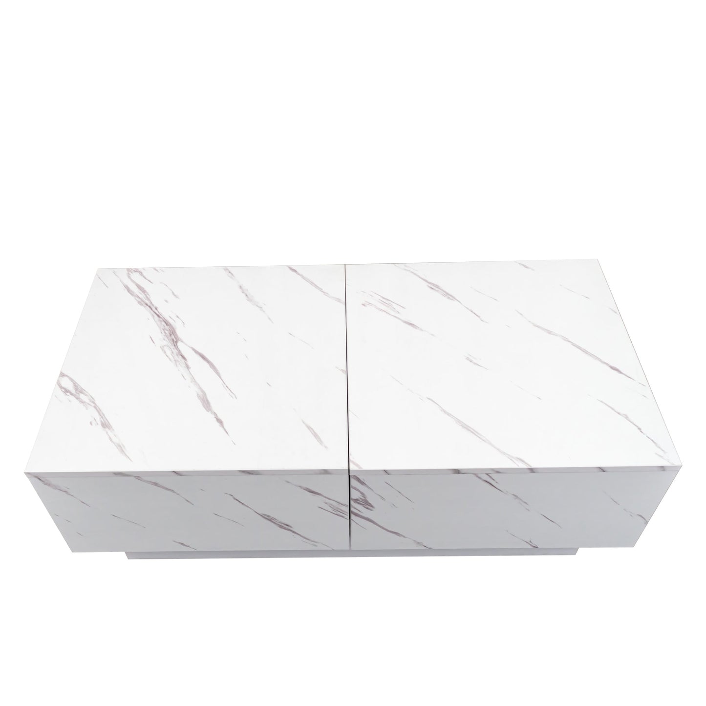Coffee Table with Sliding Tabletop and Hidden Storage