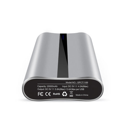Portable Charger 20000mAh Power Bank Total 5.8A Output 3-USB Ports External_x000B__x000B_Battery Pack Portable Phone Charger for IOS Phone11/Pro/Max/8/X/XS iPad S