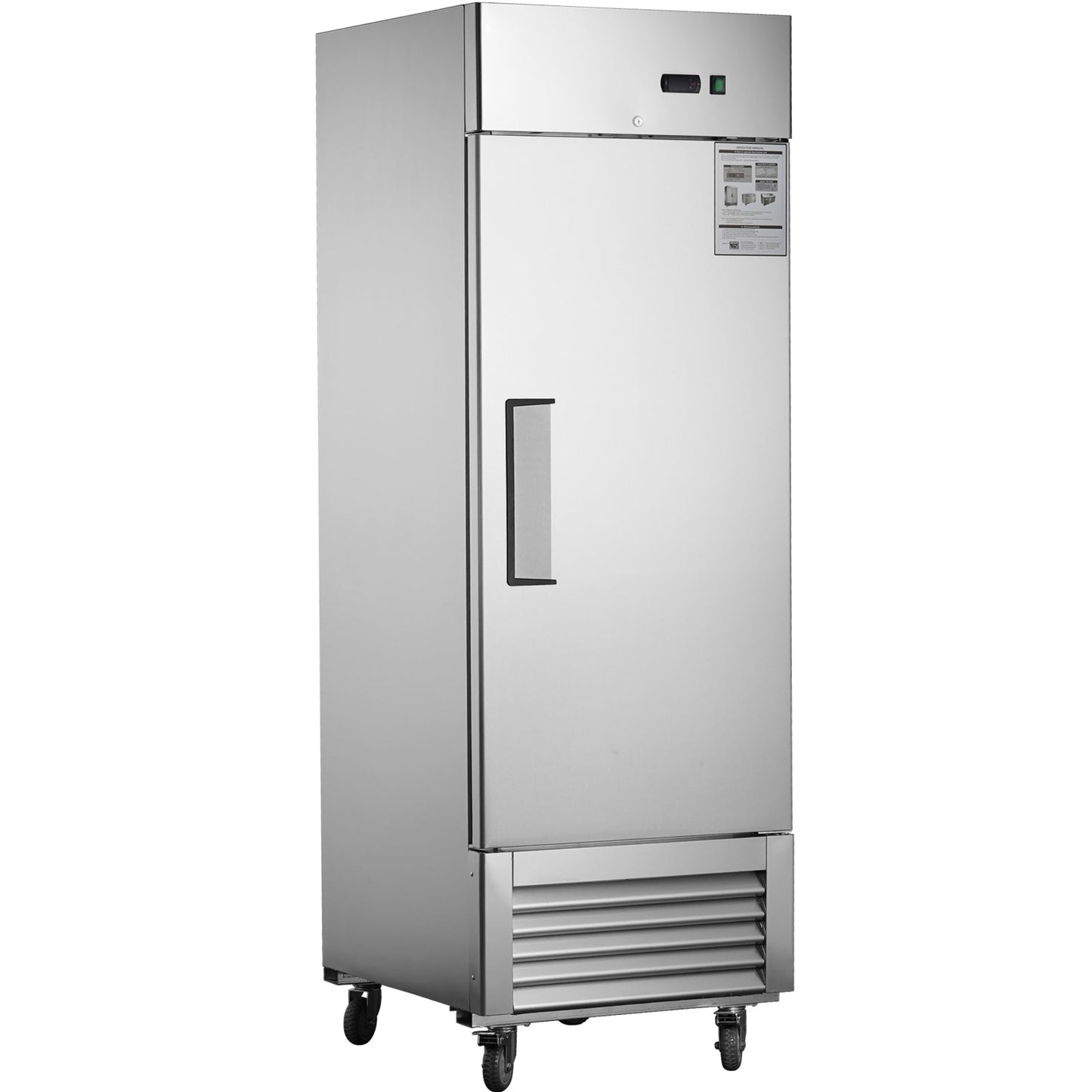 27" Commercial Refrigerator with Solid Door