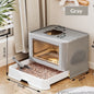 Enclosed Extra-Large Drawer-Type Cat Litter Box