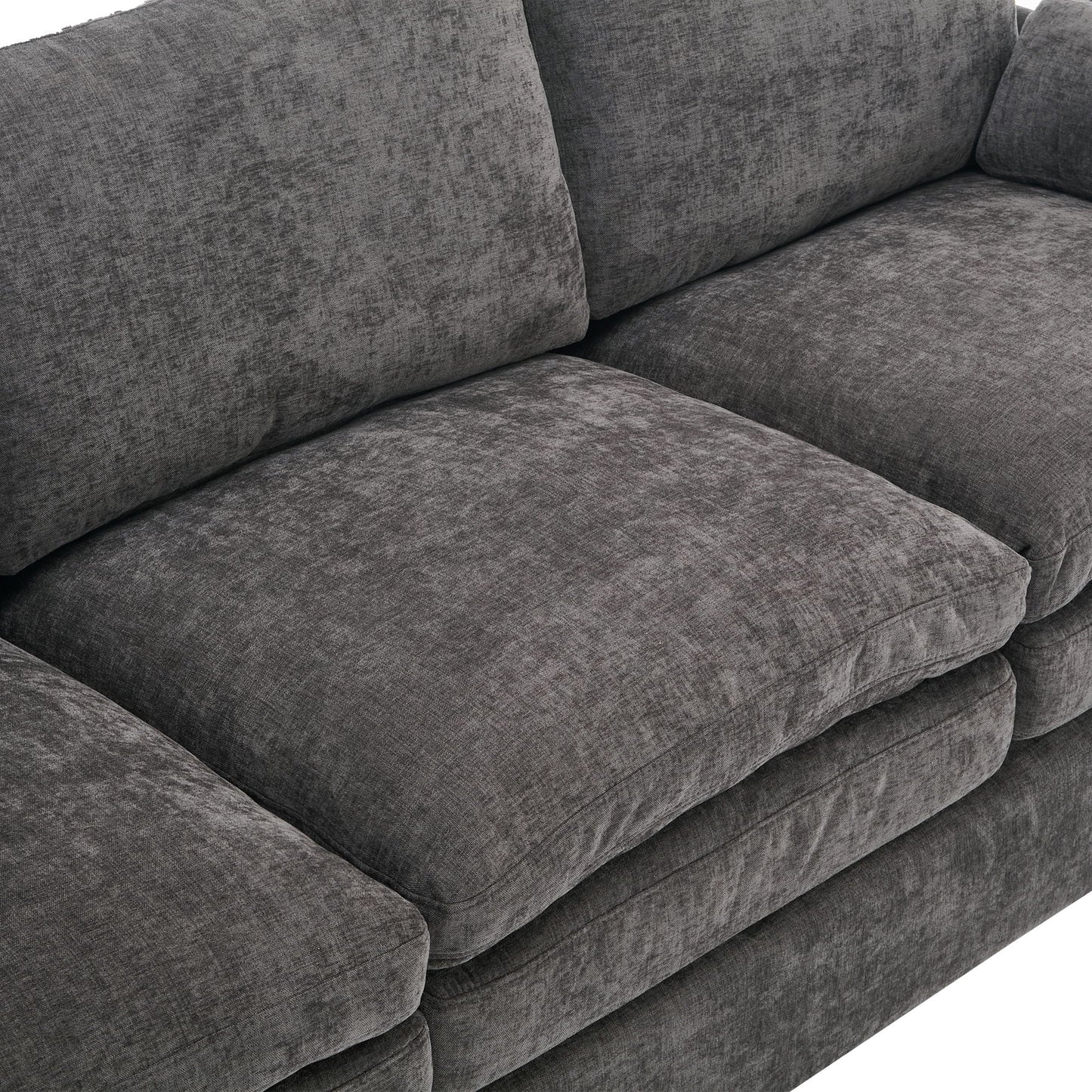 Cozy Upholstered Cushion Armchair For Living Room