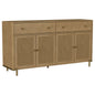 Arini 2-drawer Cane Door Dining Sideboard Server Sand Wash