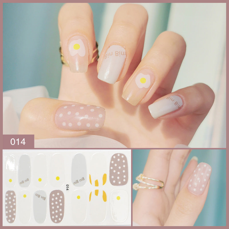Manufacturer''s Direct Selling Nail Enhancement Sticker Full Paste Ins Japanese
