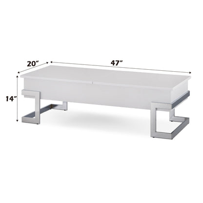 Calmam High Gloss Coffee Table With Lift Top