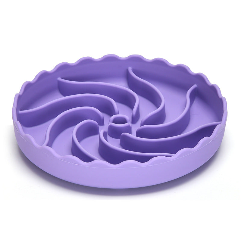Slow Food Bowl For Dogs Food Grade Silicone Bowl For Slow Pet Food With Suction Cup Non-slip For Licking Rice