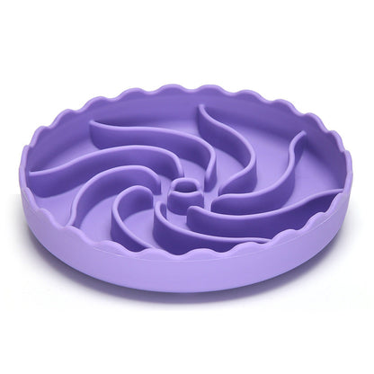 Slow Food Bowl For Dogs Food Grade Silicone Bowl For Slow Pet Food With Suction Cup Non-slip For Licking Rice