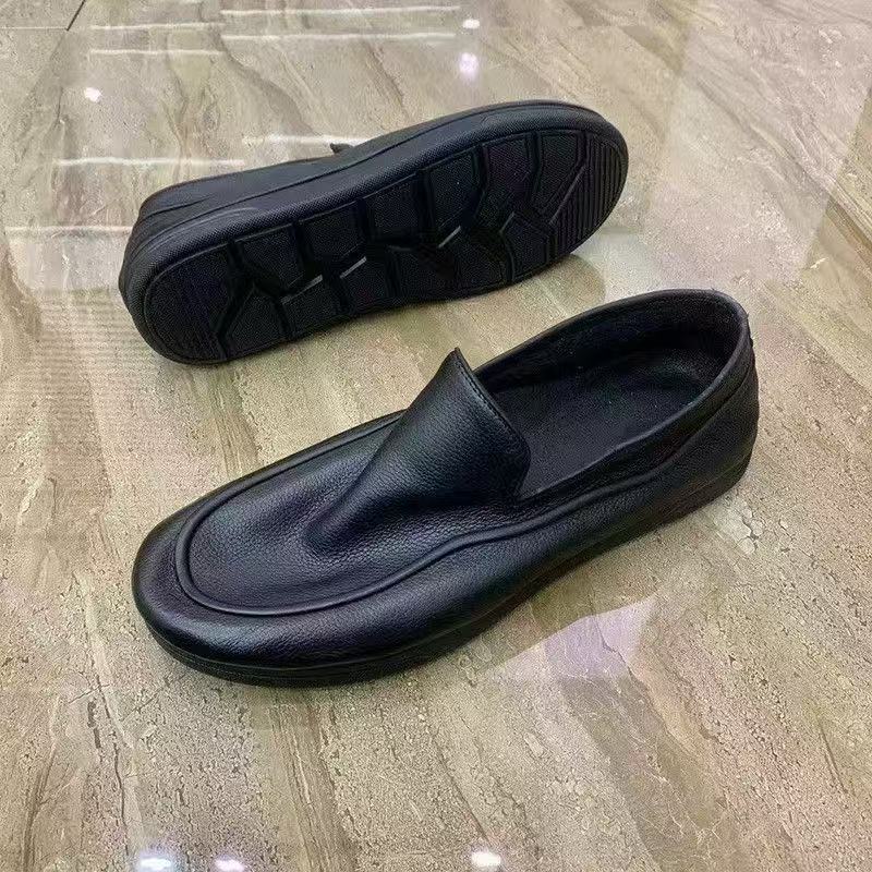 Soft-upper Casual Mens Leather Shoesnew Summer Style