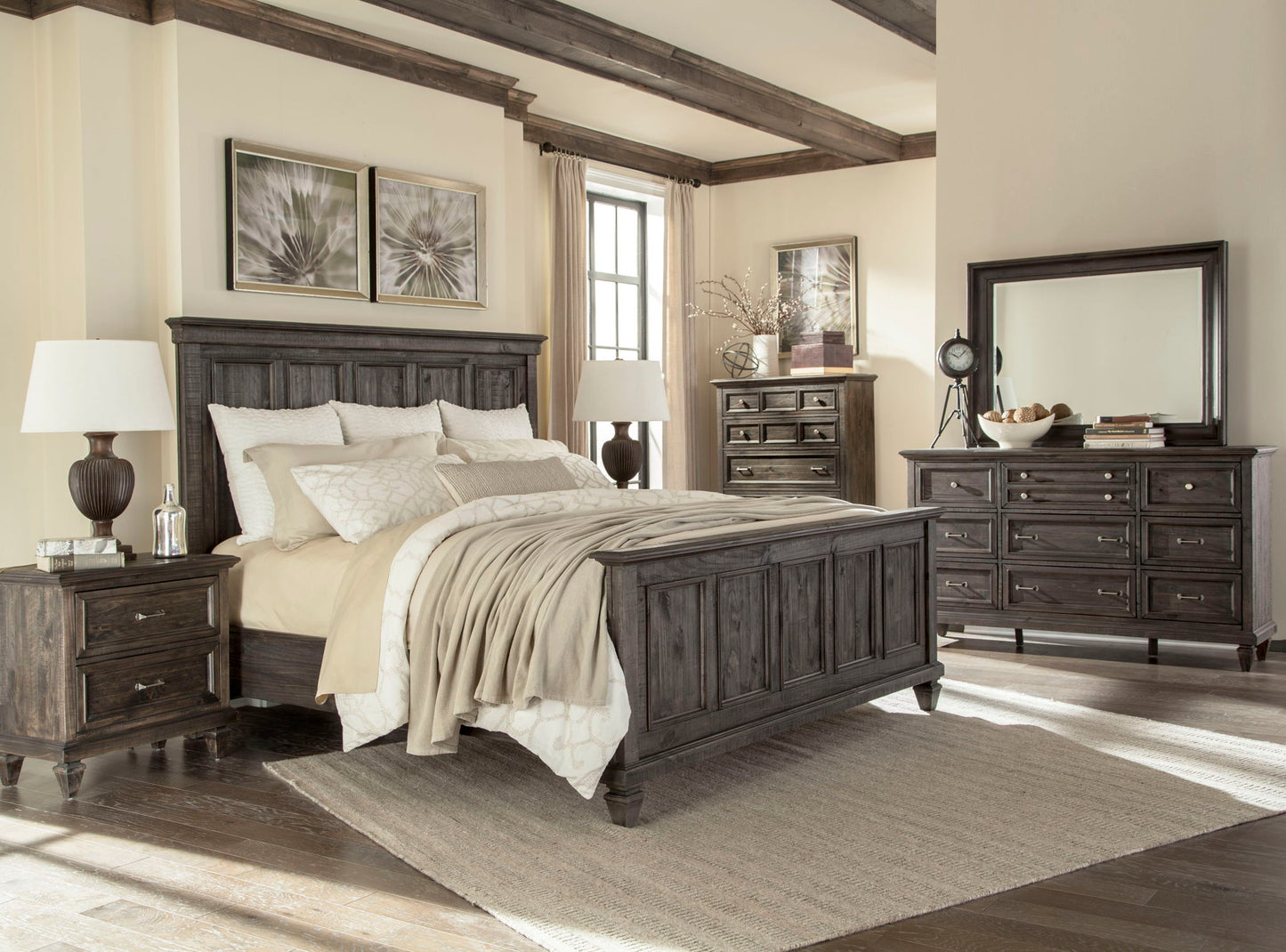 Calistoga - 5 Drawer Chest - Weathered Charcoal
