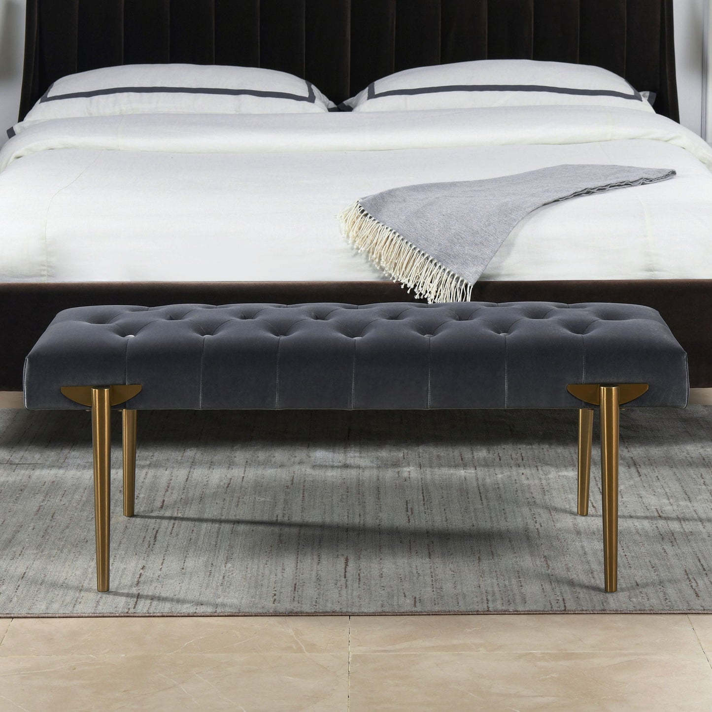 Aria - Upholstered Accent Bench