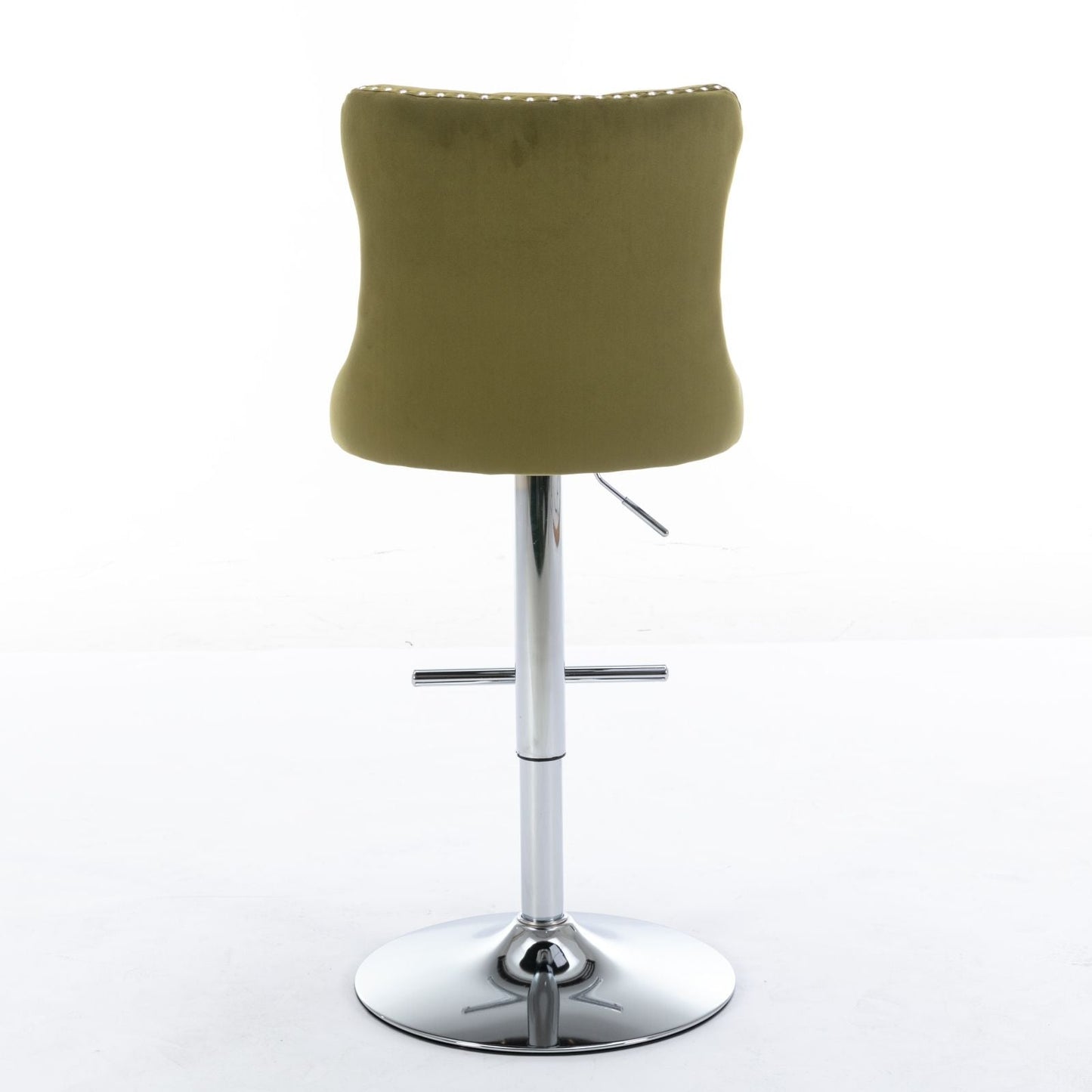 Swivel Adjustable Height Barstools Set of 2