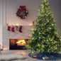 7.5ft Pre-Lit Artificial Christmas Tree with 650 Warm Lights