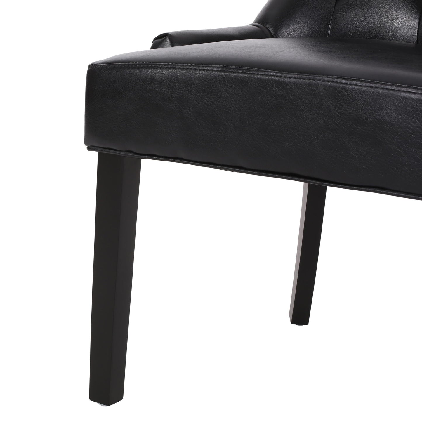 Cheney Contemporary Dining Chair Tufted Upholstery (Set of 2)