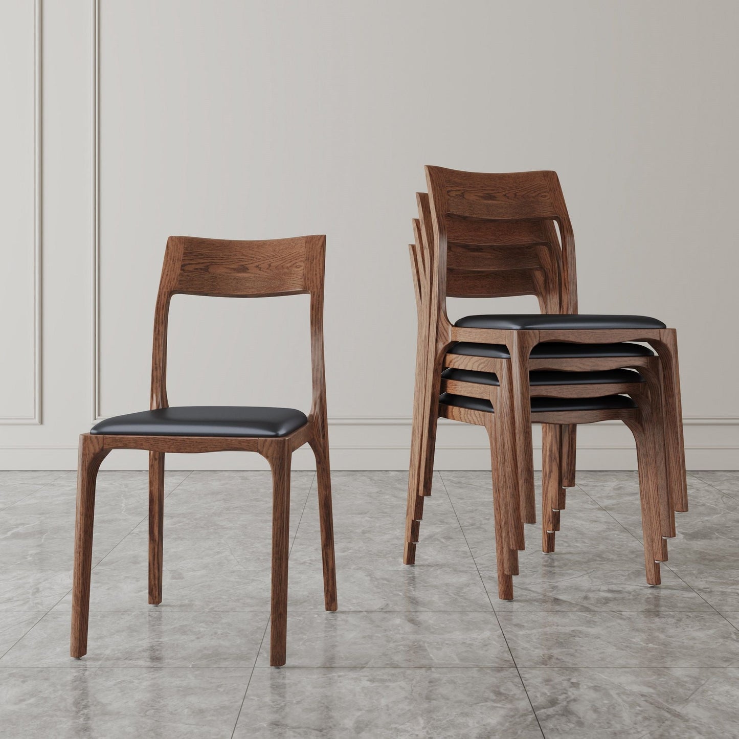 Moderno - Dining Chair (Set of 2) - Black