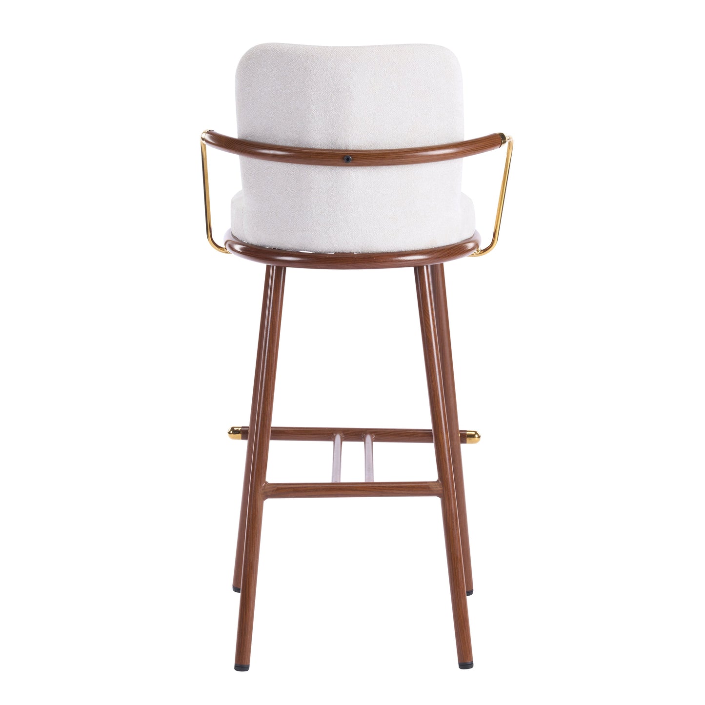 Chaya Indoor Upholstered Bar Stool with Metal Frame