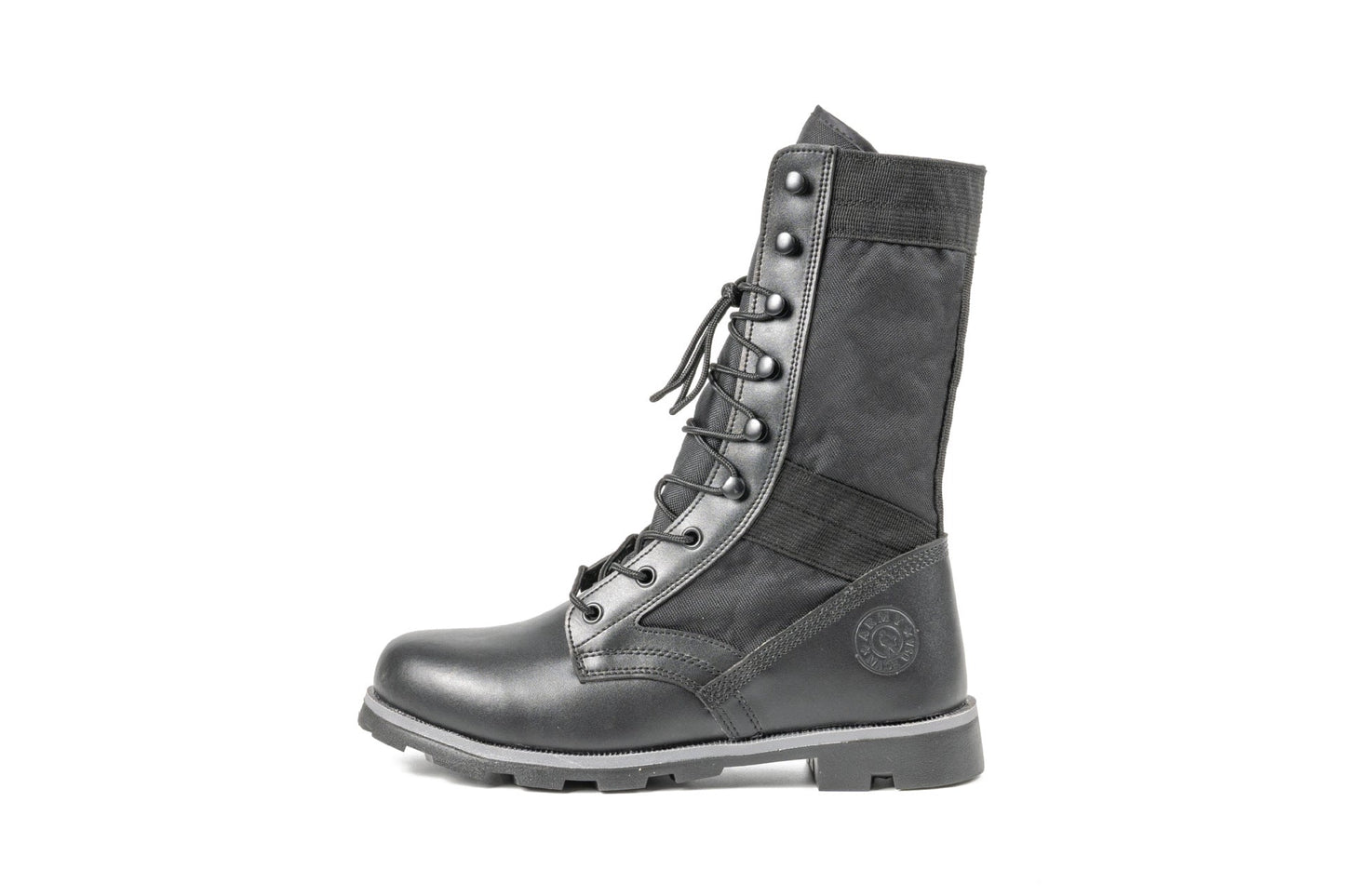Tactical Large Size Black High-top Desert Raised Combat Boots
