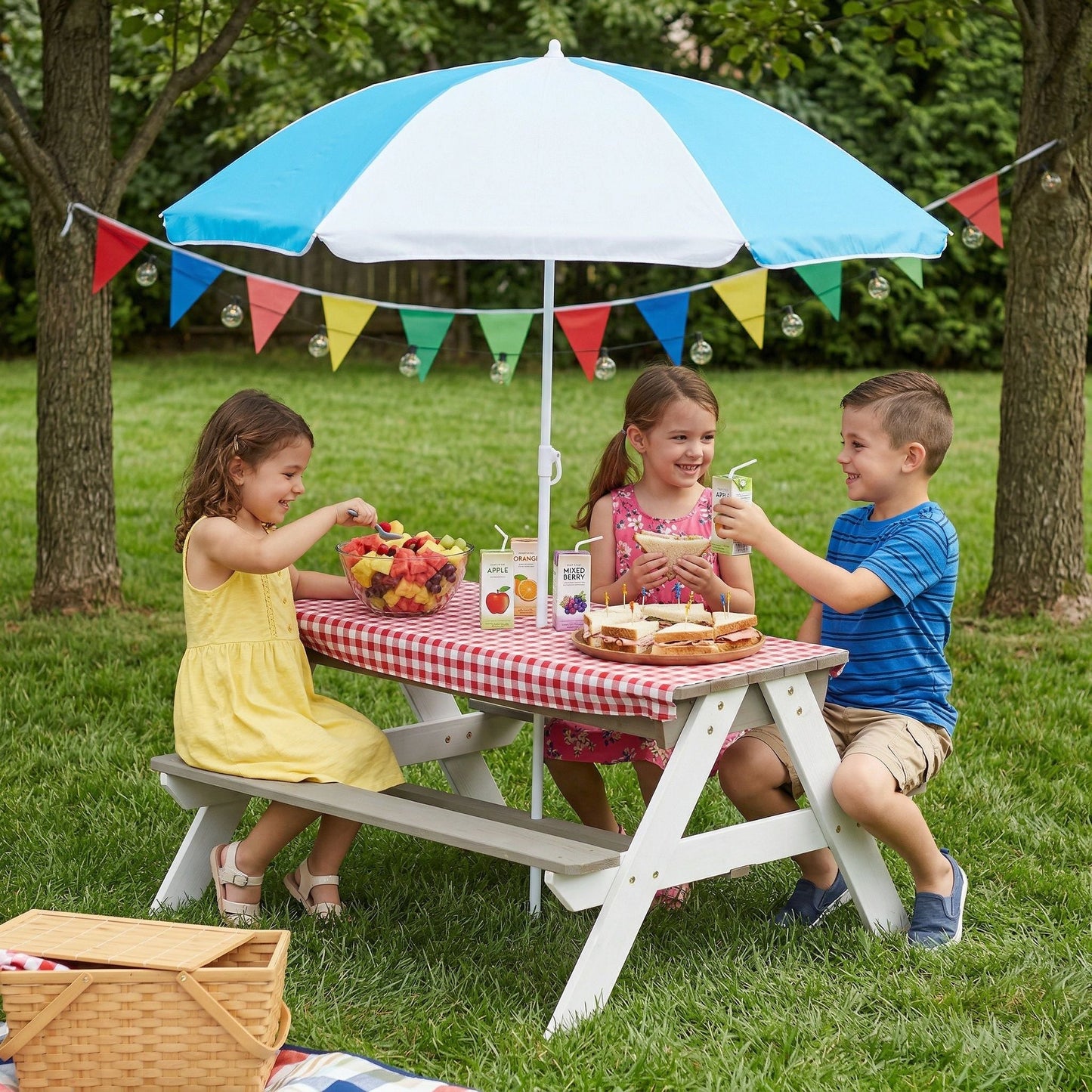 Kids Picnic Table With Sand and Water Table Conversion