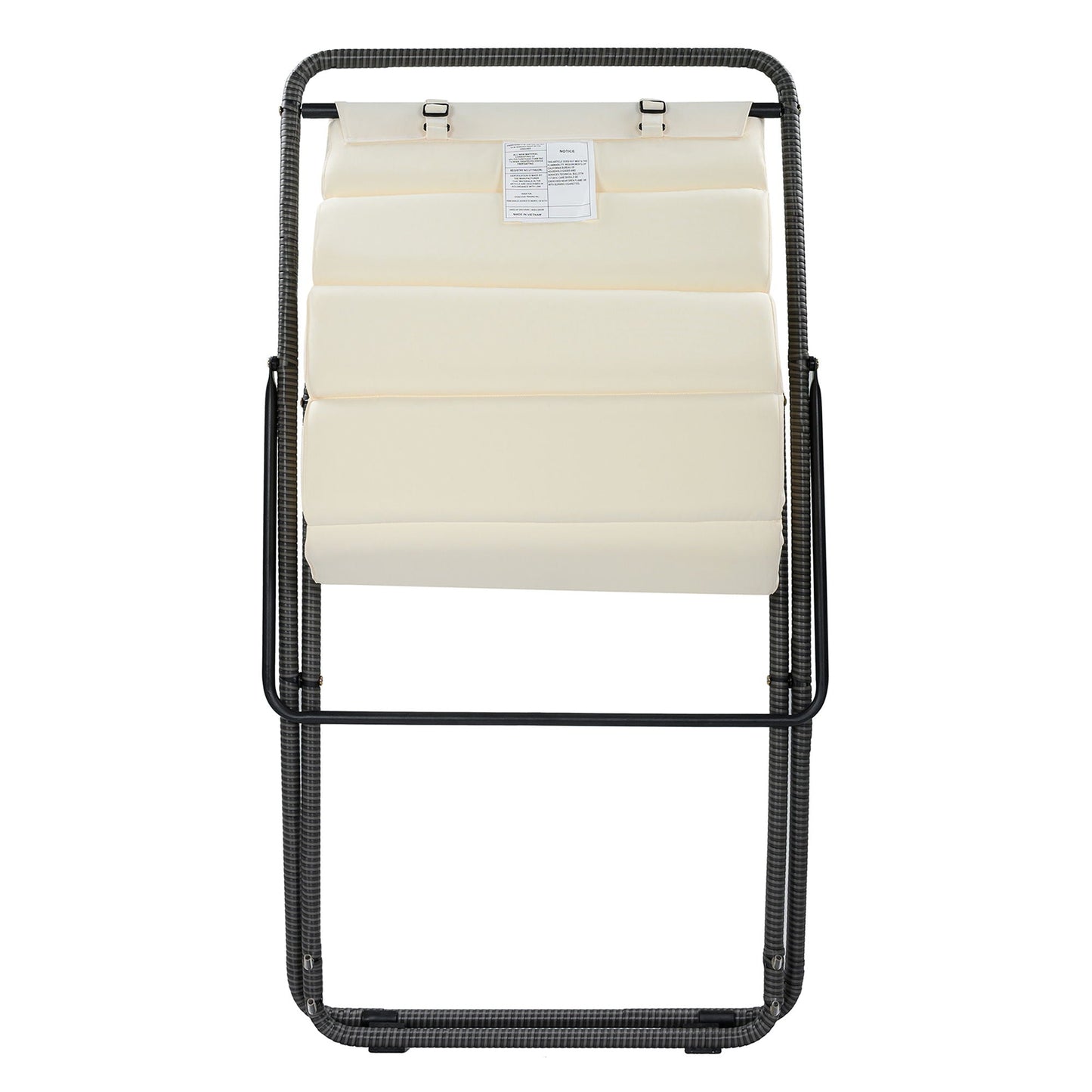 Outdoor Folding Chair With Adjustable Backrest (Set of 2)