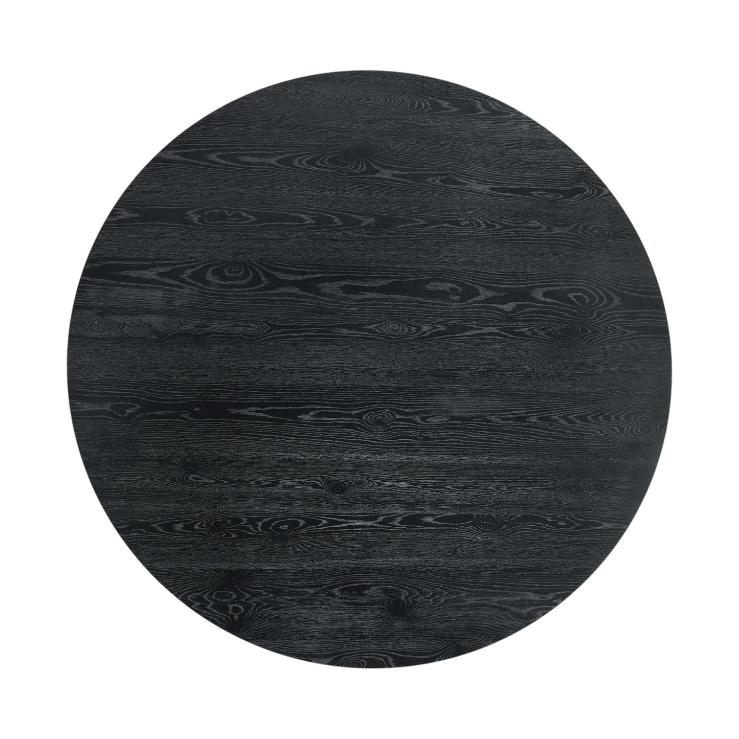 Froja - Manufactured Wood Round Dining Table - Black