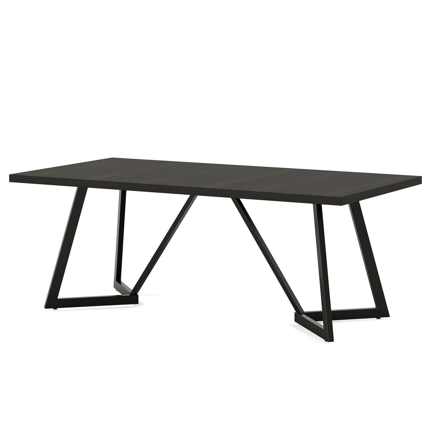 Rectangular Dining Table For 6 - 8 People - Black