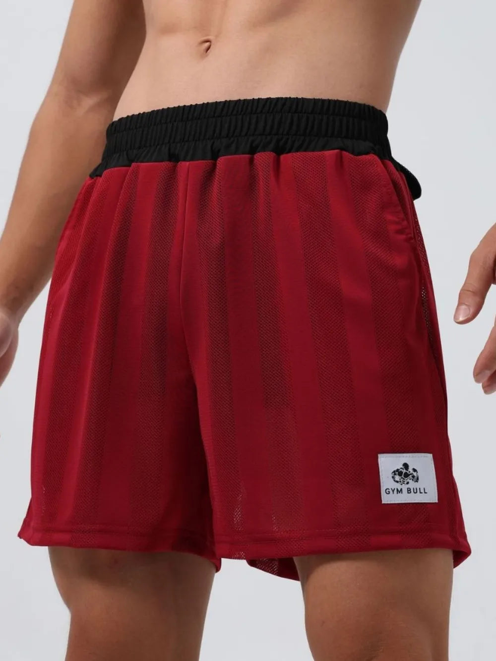Men's Plus Size Elastic Waist Shorts
