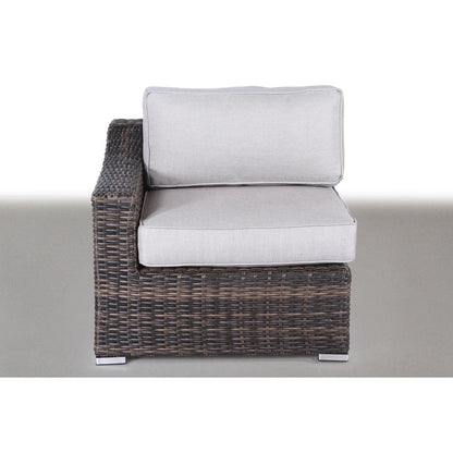 Outdoor Wicker Conversation Set With Cushions, All Weather