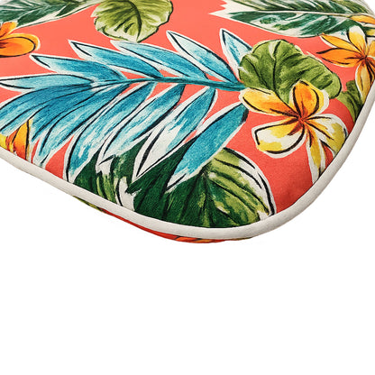 Outdoor Patio Chair Cushions Set of 4 - Bright Coral