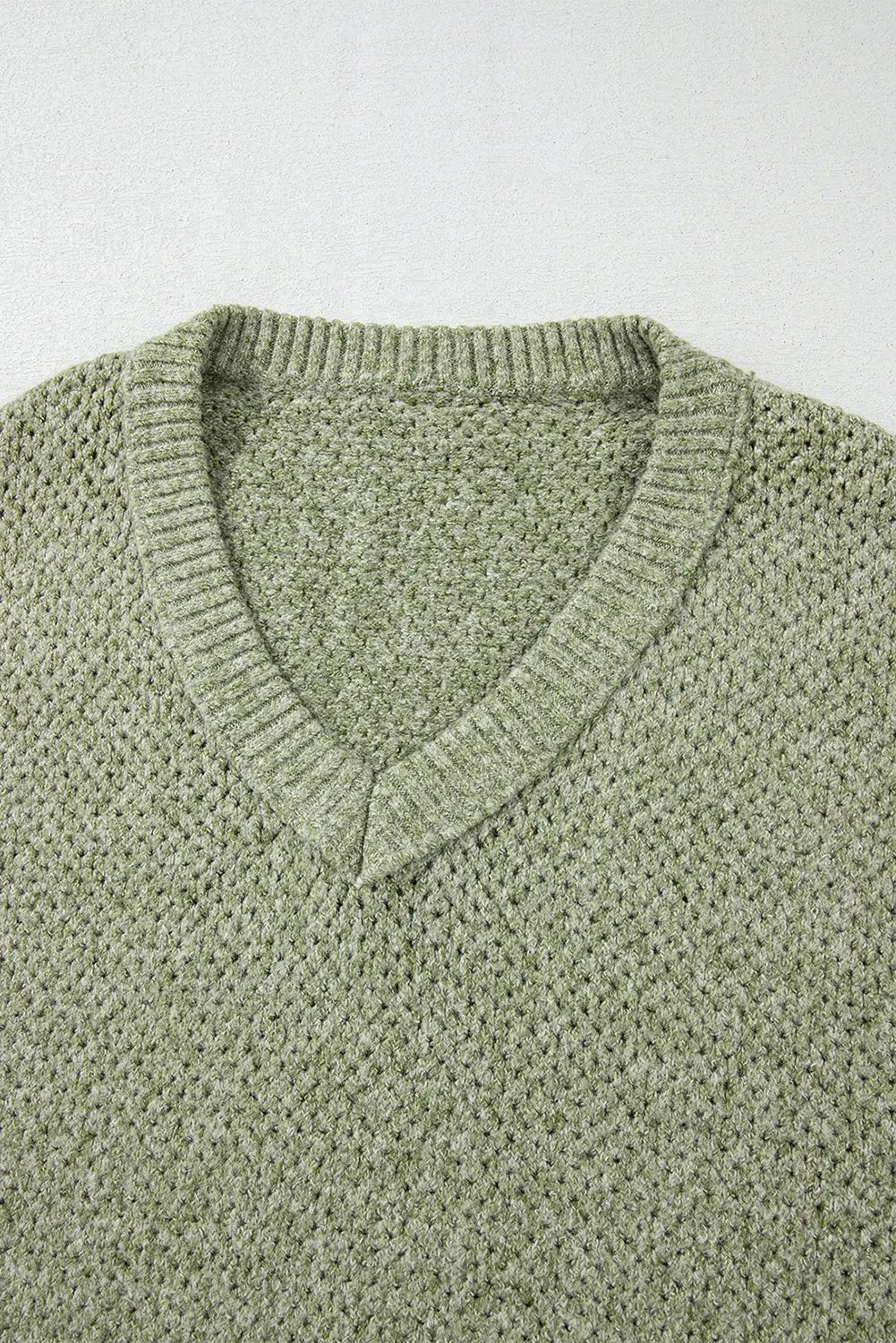 Women's Sweater - Eyelet Knit - Loose Fit, Chic Winter